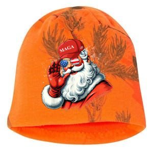 SantaS Favorite President Trump Christmas Santa Hat Funny Gift Kati - Camo Knit Beanie