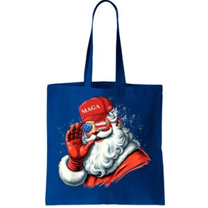 SantaS Favorite President Trump Christmas Santa Hat Funny Gift Tote Bag