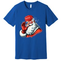 SantaS Favorite President Trump Christmas Santa Hat Funny Gift Premium T-Shirt