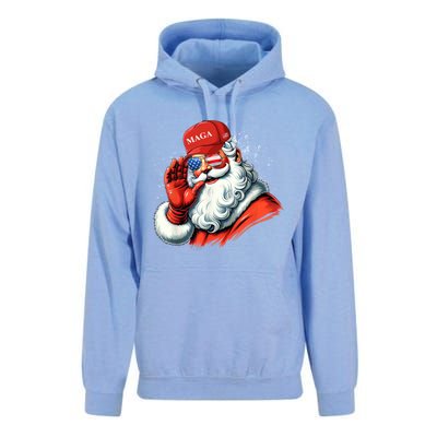 SantaS Favorite President Trump Christmas Santa Hat Funny Gift Unisex Surf Hoodie