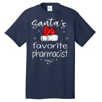 Santas Favorite Pharmacist Gift For Christmas Tall T-Shirt