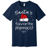 Santas Favorite Pharmacist Gift For Christmas Premium T-Shirt