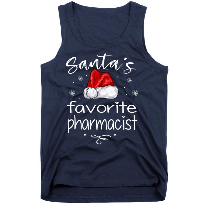 Santas Favorite Pharmacist Gift For Christmas Tank Top