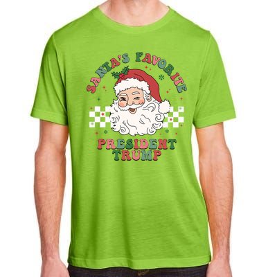 SantaS Favorite President Trump Christmas Santa Hat Trump Meaningful Gift Adult ChromaSoft Performance T-Shirt