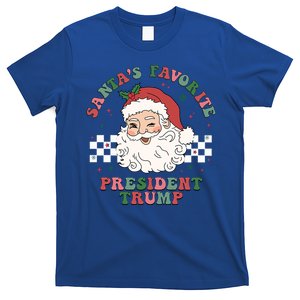 SantaS Favorite President Trump Christmas Santa Hat Trump Meaningful Gift T-Shirt