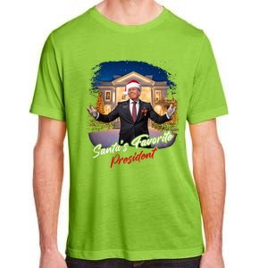 SantaS Favorite President – Christmas Trump Funny Graphic Cool Gift Adult ChromaSoft Performance T-Shirt