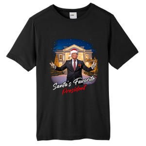 SantaS Favorite President – Christmas Trump Funny Graphic Cool Gift Tall Fusion ChromaSoft Performance T-Shirt