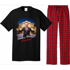 SantaS Favorite President – Christmas Trump Funny Graphic Cool Gift Pajama Set