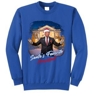 SantaS Favorite President – Christmas Trump Funny Graphic Cool Gift Sweatshirt