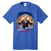 SantaS Favorite President – Christmas Trump Funny Graphic Cool Gift Tall T-Shirt