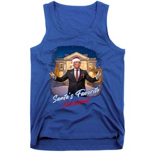 SantaS Favorite President – Christmas Trump Funny Graphic Cool Gift Tank Top