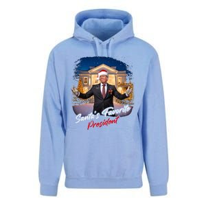 SantaS Favorite President – Christmas Trump Funny Graphic Cool Gift Unisex Surf Hoodie