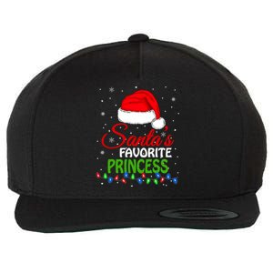 SantaS Favorite Princess Santa Hat Lights. Funny Christmas Wool Snapback Cap