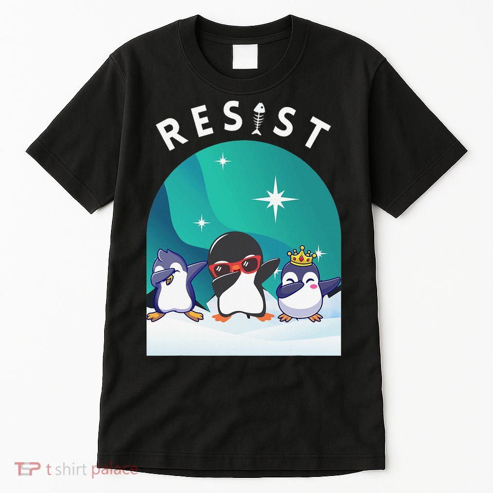 Support For Penguins Penguin Resistance Tall T-Shirt