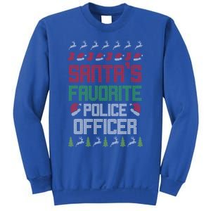 SantaS Favorite Police Officer Clothing Holiday Gift Ideas Great Gift Sweatshirt