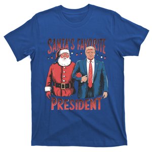 Santa’S Favorite President Funny Trump President Holiday Gift T-Shirt