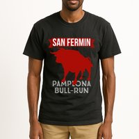 San Fermin Pamplona Bull Run Spain Bull Fighting Festival Tall T-Shirt