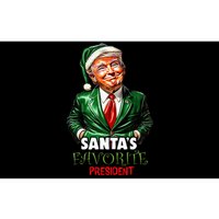 SantaS Favorite President Funny Trump Christmas Xmas Pajama Bumper Sticker