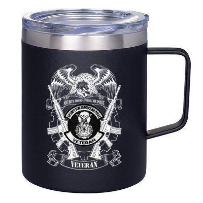 Security Forces Police Air Police Veteran 12oz Stainless Steel Coffee Mug