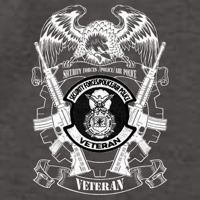 Security Forces Police Air Police Veteran Vector Backpack