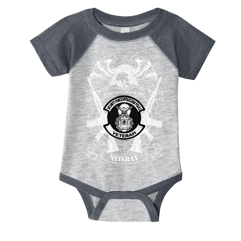 Security Forces Police Air Police Veteran Infant Baby Jersey Bodysuit