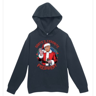 SantaS Favorite President Trump Christmas Pajama Holiday Urban Pullover Hoodie