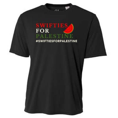 S.W.I.F.T For Palestine Cooling Performance Crew T-Shirt