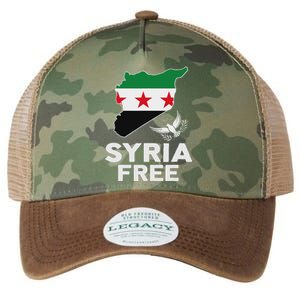 Syria Free Patriotic Syrian Map Liberation Peace Unity Home Legacy Tie Dye Trucker Hat