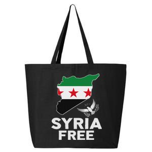 Syria Free Patriotic Syrian Map Liberation Peace Unity Home 25L Jumbo Tote