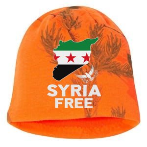 Syria Free Patriotic Syrian Map Liberation Peace Unity Home Kati - Camo Knit Beanie