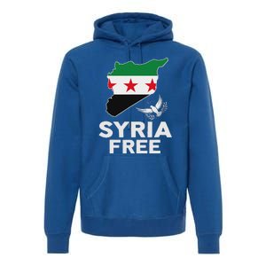 Syria Free Patriotic Syrian Map Liberation Peace Unity Home Premium Hoodie