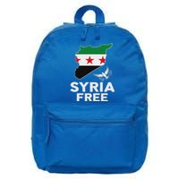 Syria Free Patriotic Syrian Map Liberation Peace Unity Home 16 in Basic Backpack