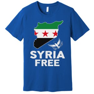 Syria Free Patriotic Syrian Map Liberation Peace Unity Home Premium T-Shirt