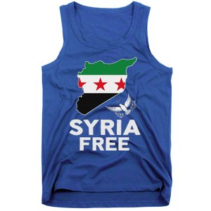 Syria Free Patriotic Syrian Map Liberation Peace Unity Home Tank Top