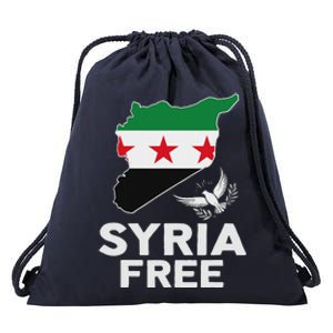 Syria Free Patriotic Syrian Map Liberation Peace Unity Home Drawstring Bag