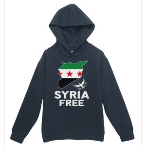 Syria Free Patriotic Syrian Map Liberation Peace Unity Home Urban Pullover Hoodie