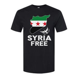 Syria Free Patriotic Syrian Map Liberation Peace Unity Home Softstyle CVC T-Shirt