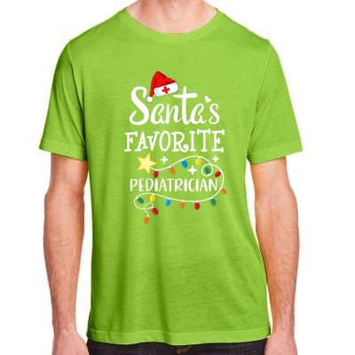 SantaS Favorite Pediatrician Christmas Paediatrician Doctor Gift Adult ChromaSoft Performance T-Shirt