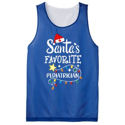 SantaS Favorite Pediatrician Christmas Paediatrician Doctor Gift Mesh Reversible Basketball Jersey Tank