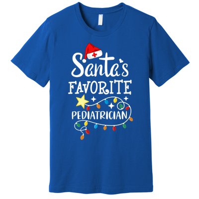 SantaS Favorite Pediatrician Christmas Paediatrician Doctor Gift Premium T-Shirt