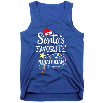 SantaS Favorite Pediatrician Christmas Paediatrician Doctor Gift Tank Top