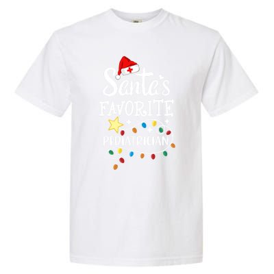 SantaS Favorite Pediatrician Christmas Paediatrician Doctor Gift Garment-Dyed Heavyweight T-Shirt