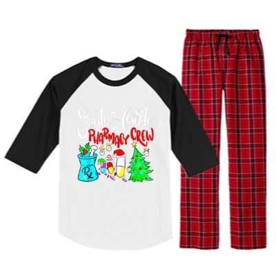 Santas Favorite Pharmacy Crew Xmas Funny Christmas Meaningful Gift Raglan Sleeve Pajama Set