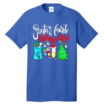 Santas Favorite Pharmacy Crew Xmas Funny Christmas Meaningful Gift Tall T-Shirt