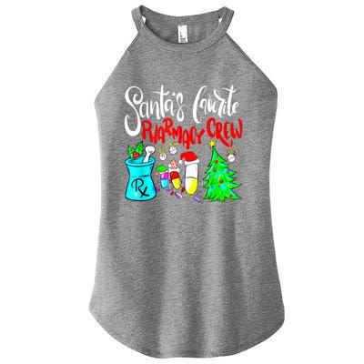 Santas Favorite Pharmacy Crew Xmas Funny Christmas Meaningful Gift Women’s Perfect Tri Rocker Tank