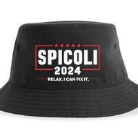 Spicoli For President Relax I Can Fix It 2024 Funny Election Sustainable Bucket Hat