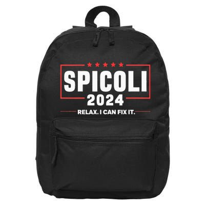 Spicoli For President Relax I Can Fix It 2024 Funny Election 16 in Basic Backpack