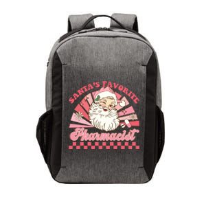 Santas Favorite Pharmacist Pharmacy Xmas Groovy Christmas Gift Vector Backpack