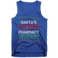 SantaS Favorite Pharmacy Technician Ugly Christmas Sweater Cute Gift Tank Top