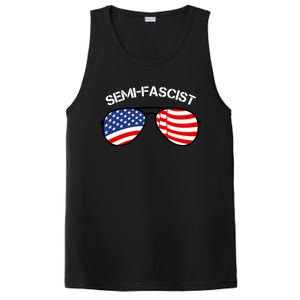 SemiFascist Funny Political Humor Biden Quotes PosiCharge Competitor Tank